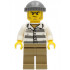 Police - Jail Prisoner 86753 Prison Stripes, Dark Tan Legs, Dark Bluish Gray Knit Cap – ГРАДСКИ