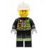 Fire - Reflective Stripes with Utility Belt and Flashlight, White Fire Helmet, Beard Stubble, Brown Eyebrows – ГРАДСКИ