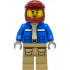 Wildlife Rescue Explorer - Male, Blue Jacket, Dark Red Helmet, Dark Tan Legs with Pockets, Beard – ГРАДСКИ