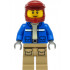 Wildlife Rescue Explorer - Male, Blue Jacket, Dark Red Helmet, Dark Tan Legs with Pockets, Thin Grin – ГРАДСКИ