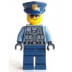 Police Officer - Sand Blue Police Jacket, Dark Blue Legs, Police Hat with Gold Badge, Sunglasses – ГРАДСКИ