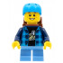 Skateboarder - Boy, Banana Shirt, Dark Azure Helmet, Backpack, Medium Blue Short Legs – ГРАДСКИ