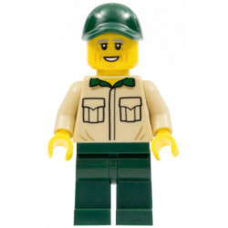 Park Worker, Male with Tan Shirt with Pockets, Dark Green Legs and Cap – ГРАДСКИ