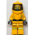 Fire - Reflective Stripes, Bright Light Orange Suit and Hood Hazard with Trans-Brown Face Shield, Beard – ГРАДСКИ