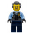 Police - Officer Sam Grizzled, Bright Light Blue Jacket, Dark Blue Legs, Dark Bluish Gray Hair – ГРАДСКИ