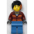 Police Crook, Female - Daisy Kaboom Dark Red Torso with Orange Stripes. and Bright Light Blue Legs – ГРАДСКИ