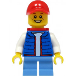 Billy - Blue Vest, Red Backpack – ГРАДСКИ