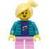 Girl - Dark Turquoise Jacket, Bright Pink Short Legs, Bright Light Yellow Hair – ГРАДСКИ