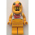 Clemmons - Stuntz Driver, Bright Light Orange Chicken Head Helmet, White Tank Top with 'EGGS-TREME!', Bright Light Orange Legs – ГРАДСКИ