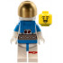Lunar Research Astronaut - Male, White and Dark Azure Suit, White Helmet, Metallic Gold Visor, Moustache – ГРАДСКИ