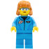 Lunar Research Astronaut - Female, Dark Azure Jumpsuit, Dark Orange Hair, Safety Glasses – ГРАДСКИ
