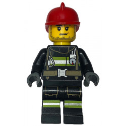 Fire - Reflective Stripes with Utility Belt, Red Fire Helmet, Male Smirk – ГРАДСКИ
