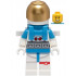 Lunar Research Astronaut - Male, White and Dark Azure Suit, White Helmet, Metallic Gold Visor, Backpack Clips, Open Mouth Smile – ГРАДСКИ