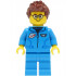 Lunar Research Astronaut - Male, Dark Azure Jumpsuit, Reddish Brown Spiked Hair, Glasses – ГРАДСКИ