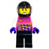 Go-Kart Racer, Coral Racing Suit, Black Helmet and Legs – ГРАДСКИ