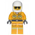 Fire - Reflective Stripes, Bright Light Orange Suit, White Helmet, Sunglasses – ГРАДСКИ