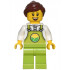 Farmer - Female, Lime Overalls over White Shirt, Lime Legs, Reddish Brown Hair, Freckles – ГРАДСКИ