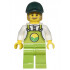 Farmer Horace - Lime Overalls over White Shirt, Lime Legs, Dark Green Cap, Dark Tan Moustache and Sideburns – ГРАДСКИ