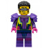 Stuntz Driver - Male, Dark Purple and Neon Yellow Jumpsuit, Dark Purple Shoulder Pads, Black Coiled Hair – ГРАДСКИ
