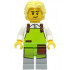 Cyclist - Male, White Shirt, Lime Apron, Bright Light Yellow Hair – ГРАДСКИ