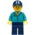 Train Platform Guard - Female, Dark Turquoise Shirt, Dark Blue Legs and Cap, Dark Orange Hair – ГРАДСКИ