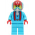 Stuntz Driver - Female, Medium Azure Jumpsuit and Legs, Red Helmet, Trans-Light Blue Visor, Light Bluish Gray Oxygen Mask – ГРАДСКИ