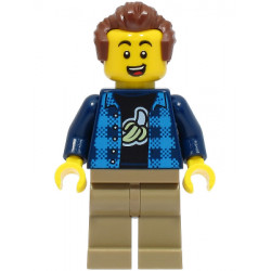 Stuntz Spectator - Male, Dark Blue and Dark Azure Jacket, Dark Tan Legs, Reddish Brown Hair – ГРАДСКИ