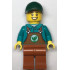 Gardener - Male, Dark Orange Overalls over Dark Turquoise Shirt, Dark Orange Legs, Dark Green Cap – ГРАДСКИ