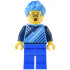 Gaming Tournament Participant - Male, Dark Azure T-Shirt with Sword, Blue Legs, Dark Azure Hair – ГРАДСКИ