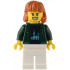 Gaming Tournament Spectator - Female, Dark Green Hoodie, White Legs, Dark Orange Hair – ГРАДСКИ