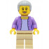 Woman - Medium Lavender Jacket over Lavender Shirt, Tan Legs, Light Bluish Gray Hair – ГРАДСКИ