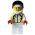 Stuntz Driver - Female, Neon Yellow Jacket, White Legs, White Helmet with Black Visor – ГРАДСКИ