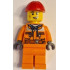 Construction Worker - Male, Orange Safety Jacket, Reflective Stripe, Sand Blue Hoodie, Orange Legs, Red Construction Helmet – ГРАДСКИ