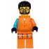 Arctic Explorer - Male, Shoulder Bag, Glasses, Black Hair, Orange Life Jacket – ГРАДСКИ