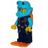 Arctic Explorer Diver - Male, Dark Blue Diving Suit, Orange Air Tanks and Flippers, Medium Azure Helmet – ГРАДСКИ