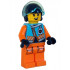 Arctic Explorer Pilot - Female, Medium Azure Jacket, Name Badge, Dark Blue Helmet, Trans-Light Blue Visor – ГРАДСКИ