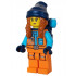 Arctic Explorer - Female, Orange Jacket, Dark Orange Braids with Dark Blue Beanie, Freckles, Backpack – ГРАДСКИ