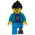 Skateboarder - Female, Dark Turquoise Jacket over Dark Purple Shirt, Dark Azure Legs with Prosthetic Leg – ГРАДСКИ