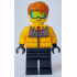 Male - Bright Light Orange Jacket, Black Legs, Dark Orange Hair, Ski Goggles – ГРАДСКИ