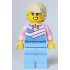 Tuk Tuk Driver - Female, Bright Pink Hoodie, Bright Light Blue Legs, Tan Hair – ГРАДСКИ