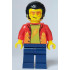 Noodle Vendor - Male, Red Shirt, Dark Blue Legs, Black Hair, Sunglasses – ГРАДСКИ
