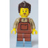 Barber - Male, Reddish Brown Apron, Sand Blue Legs, Dark Brown Hair, Stubble – ГРАДСКИ