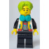 DJ - Male, White Jacket, Black Legs, Lime Hair, Dark Turquoise Headphones (Bytz) – ГРАДСКИ