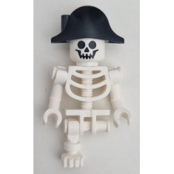 Skeleton - Standard Skull, Bent Arms Vertical Grip, Black Bicorne Hat, Single Leg – ГРАДСКИ