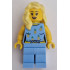 Car Driver - Female, Bright Light Blue Knotted Top with Pineapples and Legs, Bright Light Yellow Hair – ГРАДСКИ