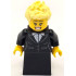 Carol Singer - Female, Black Suit Jacket with White Button Up Shirt, Black Skirt, Bright Light Yellow Spiked Hair – ГРАДСКИ