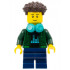 Video Game Player - Male, Dark Green Hoodie, Dark Blue Medium Legs, Dark Brown Coiled Hair, Dark Turquoise Headphones – ГРАДСКИ