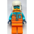 Arctic Explorer - Female, Orange Jacket, Dark Blue Ushanka Hat, Medium Azure Goggles – ГРАДСКИ