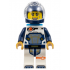 Astronaut - Female, White Spacesuit with Dark Blue Arms, Dark Blue Helmet, Trans-Clear Visor, Dark Azure Jet Pack – ГРАДСКИ
