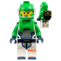 Astronaut - Female, White Spacesuit with Bright Green Arms, Bright Green Helmet, Trans-Clear Visor, Bright Green Harness with Solar Panel, Open Mouth – ГРАДСКИ
